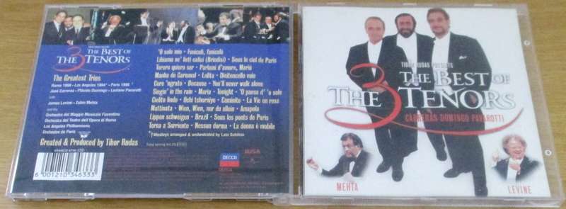 THE 3 TENORS The Best of CD [Shelf G Box 25]