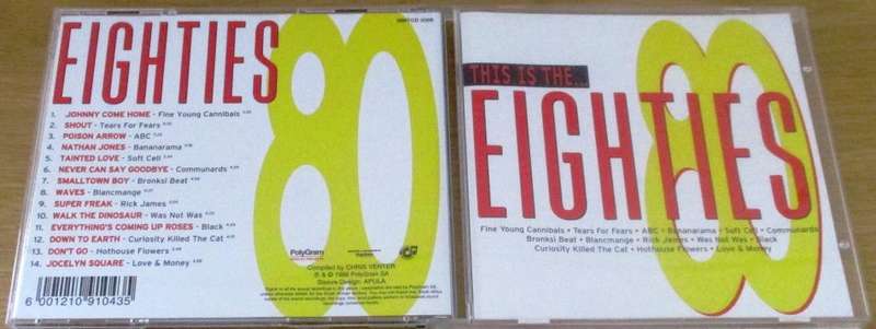Various EIGHTIES 80s CD [Shelf G Box 23] Tears for Fears Blancmange ABC