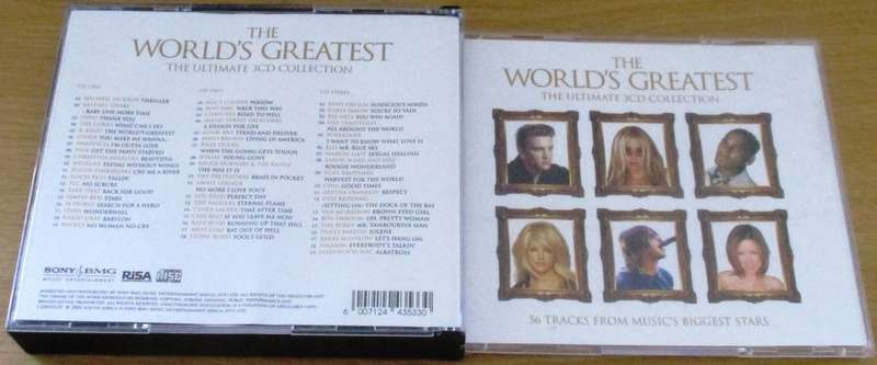 Various THE WORLD`S GREATEST Ultimate 3xCD Collection CD [Shelf G Box 23]