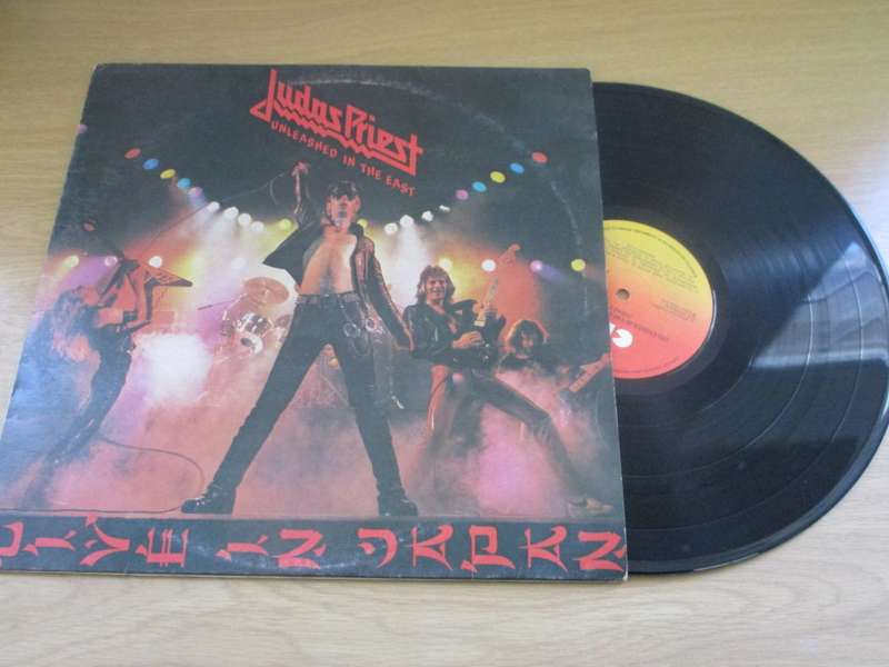 JUDAS PRIEST Unleashed In The East (Live In Japan) 1979 South African Pressing VINYL LP RECORD