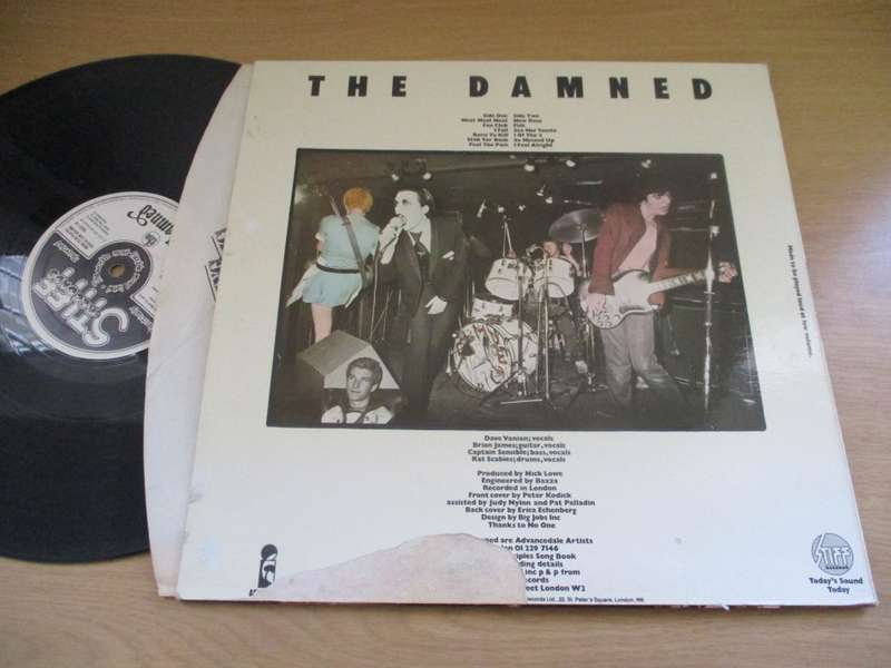 THE DAMNED Damned Damned Damned 1977 UK Pressing LP VINYL RECORD