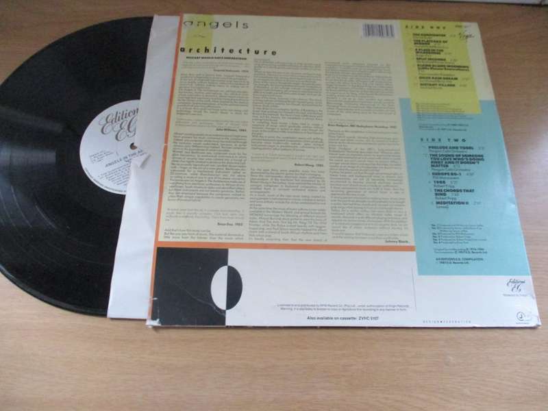 Various ANGELS IN THE ARCHITECTURE Brian Eno Robert Fripp South African Pressing 2xLP VINYL RECORD