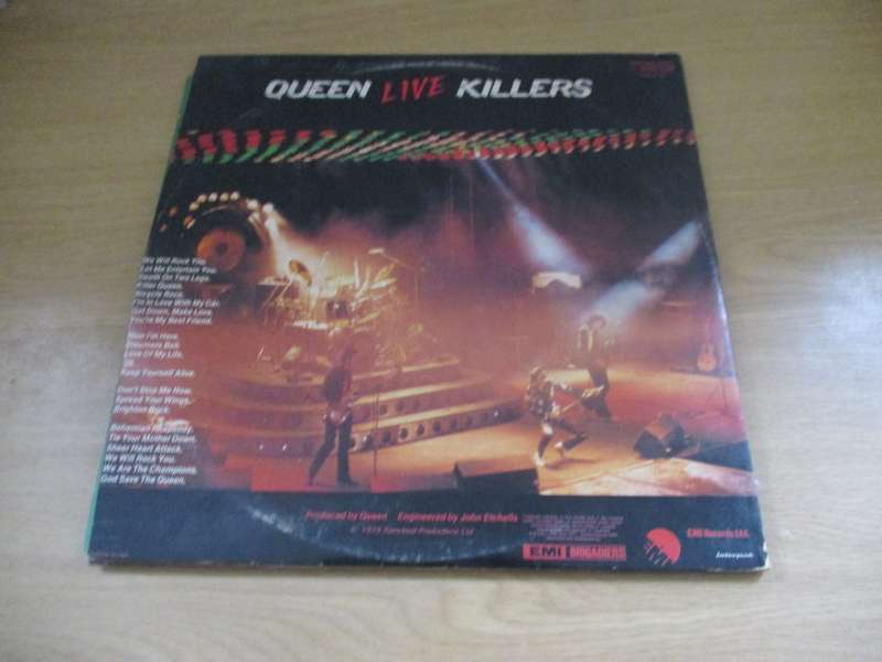 QUEEN Live Killers 1979 South African Pressing 2xLP VINYL RECORD
