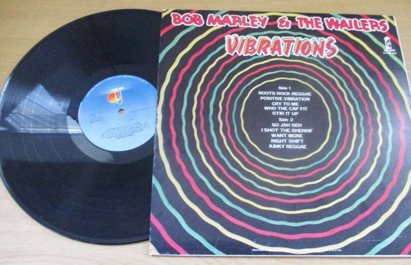 BOB MARLEY AND THE WAILERS Vibrations 1976 South African Pressing VINYL LP RECORD