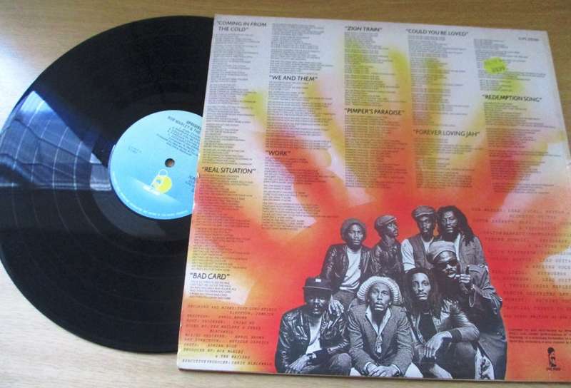 BOB MARLEY AND THE WAILERS Uprising 1980 South African Pressing VINYL LP RECORD