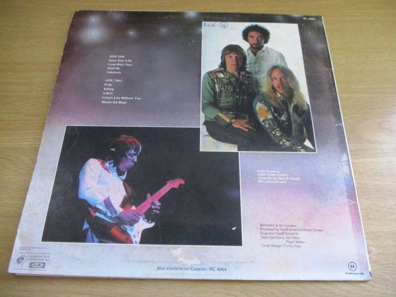ROBIN TROWER Long Misty Days VINYL LP RECORD