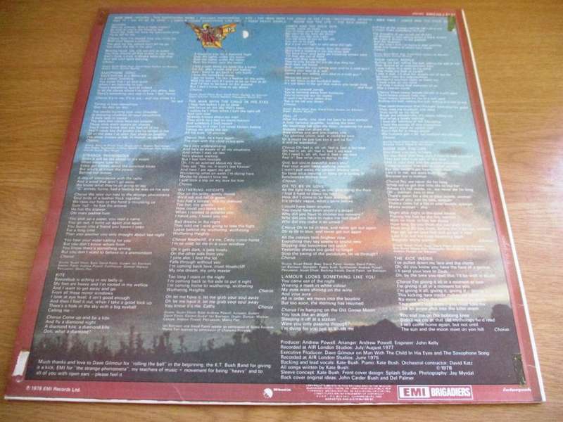 KATE BUSH The Kick Inside VINYL LP RECORD