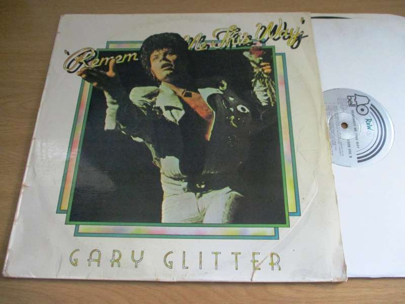 GARY GLITTER Remember Me This Way VINYL LP RECORD