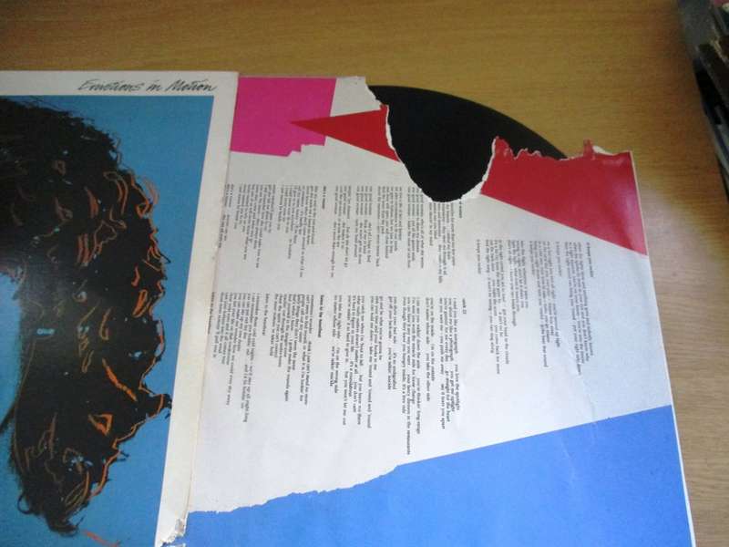 BILLY SQUIER Emotions in Motion VINYL LP RECORD