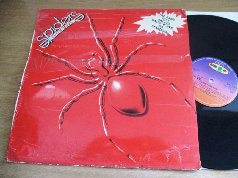 SPIDERS FROM MARS `The Band that Backed David Bowie to Stardom`  VINYL LP RECORD
