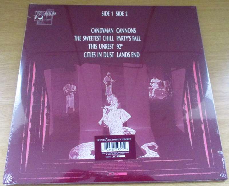 SIOUXSIE AND THE BANSHEES Tinderbox 2021 MAROON Half Speed Cut Remastered VINYL LP RECORD