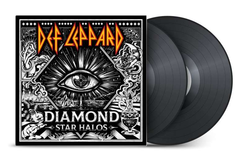 DEF LEPPARD Diamond Star Halos 2XLP VINYL LP RECORD