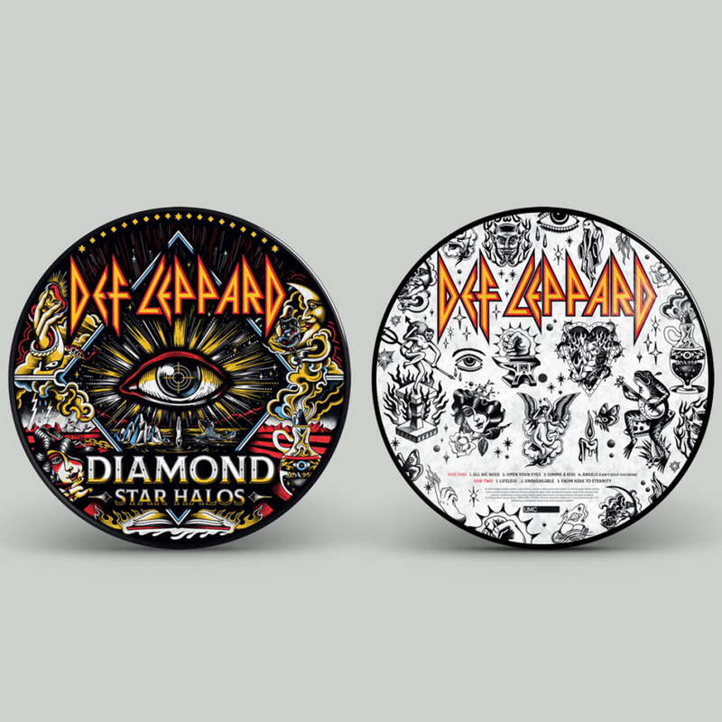 DEF LEPPARD Diamond Star Halos PICTURE DISC 2XLP VINYL LP RECORD