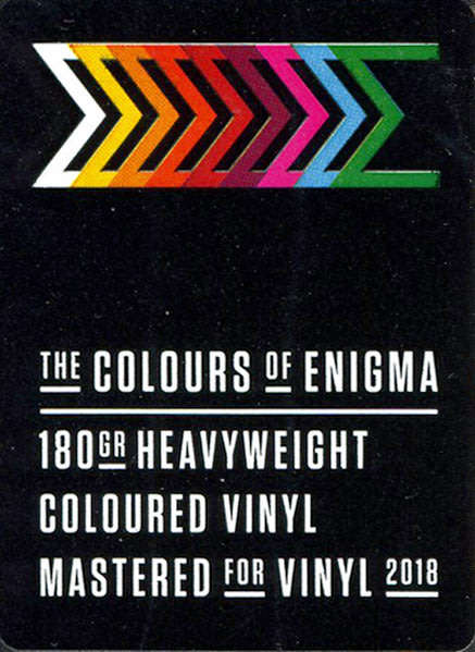 ENIGMA The Screen Behind The Mirror Ltd Edition TRANSLUCENT ORANGE VINYL