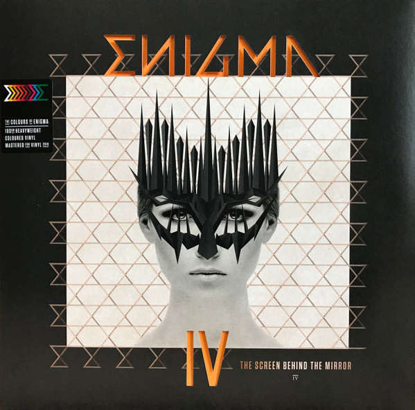 ENIGMA The Screen Behind The Mirror Ltd Edition TRANSLUCENT ORANGE VINYL