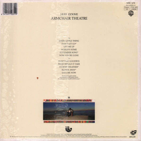 JEFF LYNNE Armchair Theatre VINYL LP RECORD