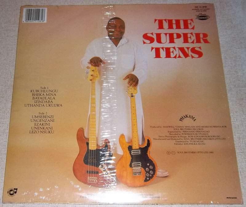 THE SUPER TENS Umsebenzi SOUTH AFRICA Cat# MCM 1010