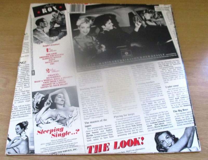 ROXETTE Look Sharp South African Pressing LP VINYL RECORD
