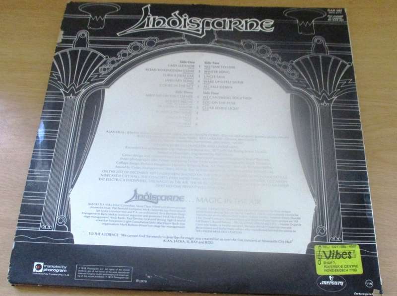 LINDISFARNE Magic in the Air Live South African Pressing 2xLP VINYL RECORD