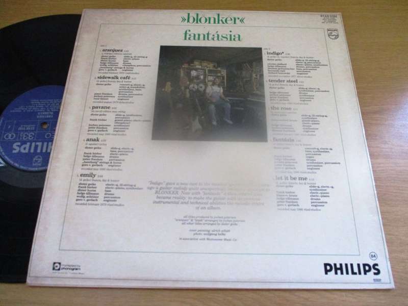 BLONKER Fantasia LP VINYL RECORD