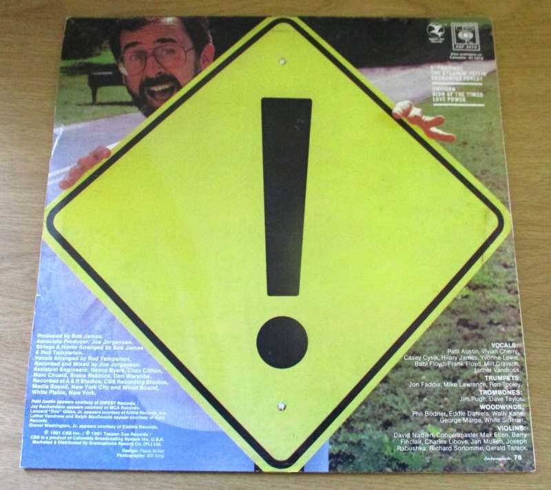 BOB JAMES Sign of the Times LP VINYL RECORD