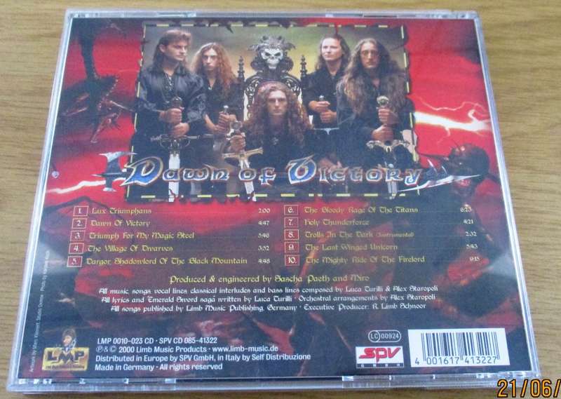 RHAPSODY Dawn of Victory CD