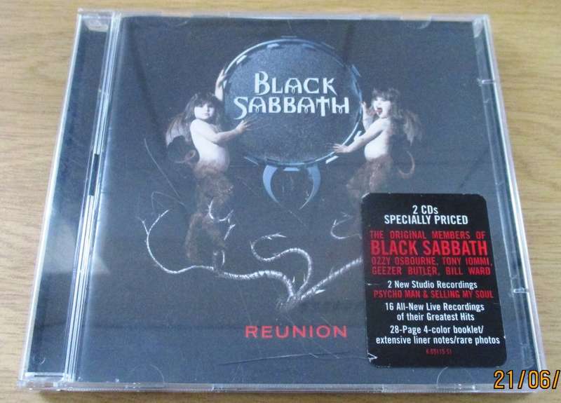 BLACK SABBATH Reunion 2xCD