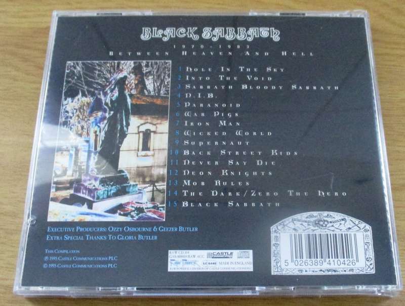 BLACK SABBATH Between Heaven and Hell 1970-1983 CD