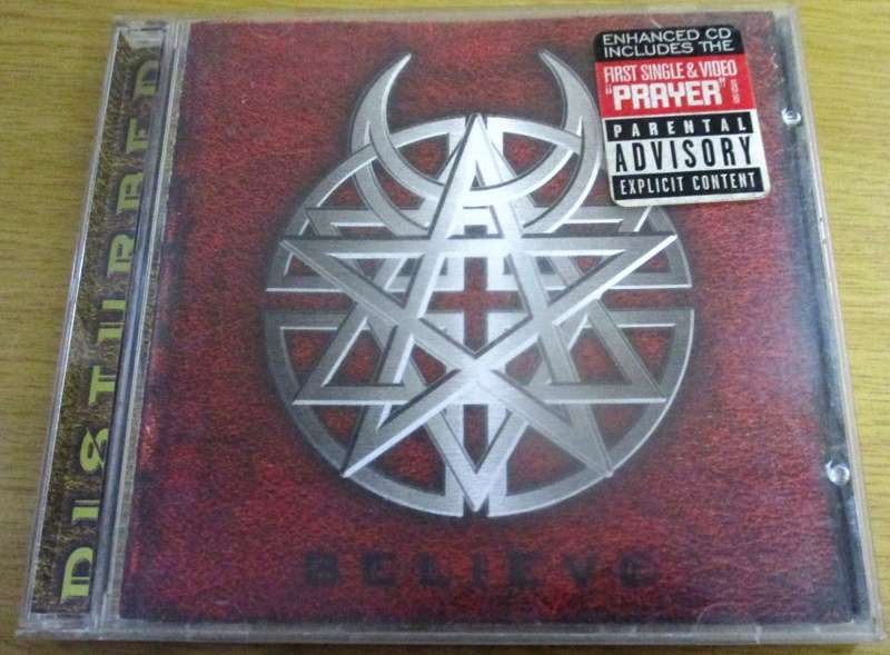 DISTURBED Believe CD