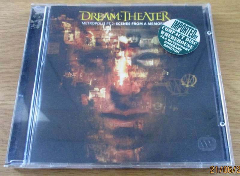 DREAM THEATER Metropolis Pt.2 Scenes from a Memory CD