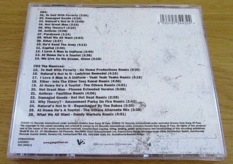 GANG OF FOUR Return the Gift 2xCD