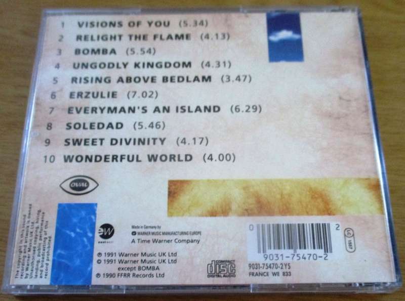 JAH WOBBLE`S INVADERS OF THE HEART Rising Above Bedlam CD