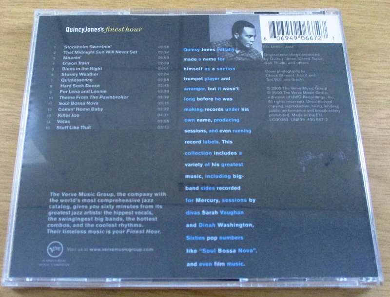 QUINCY JONES`S Finest Hour  [msr]