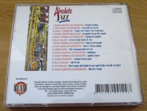 ABSOLUTE JAZZ [SHELF V Box 6]