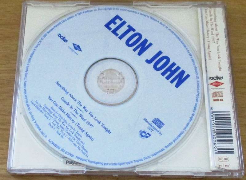 ELTON JOHN Candle in the wind / Something About the Way CD Single [Shelf BB CD singles]