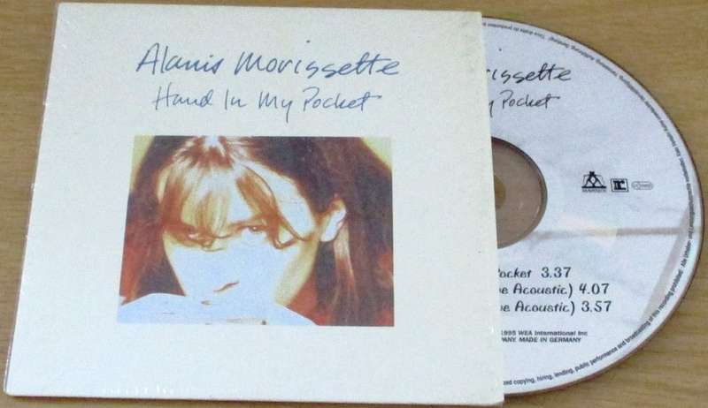 ALANIS MORISSETTE Hand in my Pocket CD Single [Shelf BB CD singles]