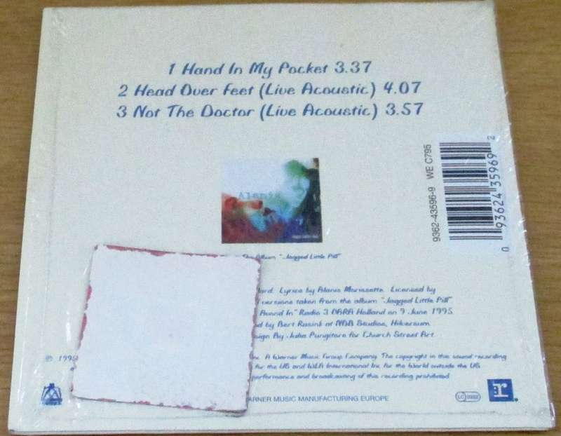 ALANIS MORISSETTE Hand in my Pocket CD Single [Shelf BB CD singles]