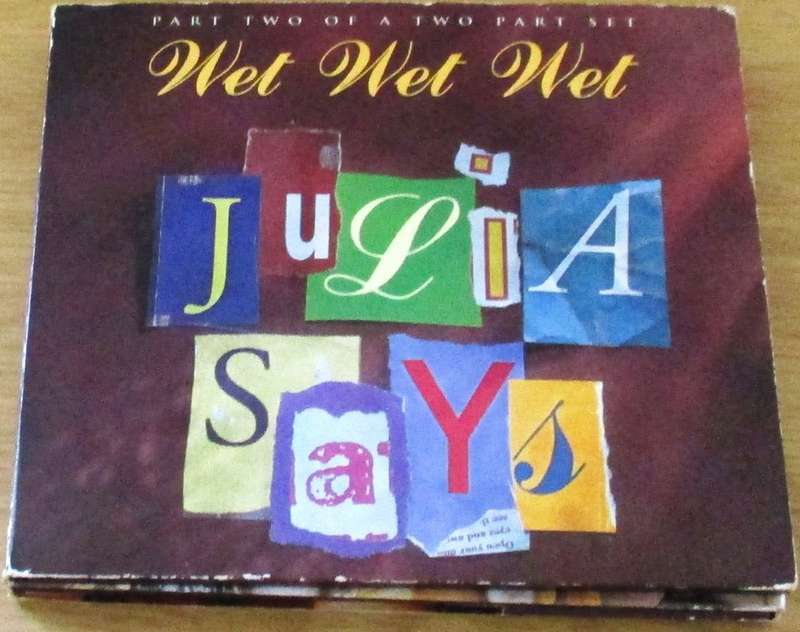WET WET WET Julia Says Part 1+2 CD Single [Shelf BB CD singles]
