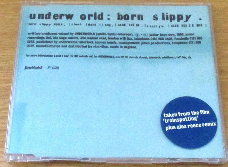 UNDERWORLD Born Slippy CD Single [Shelf BB CD singles]
