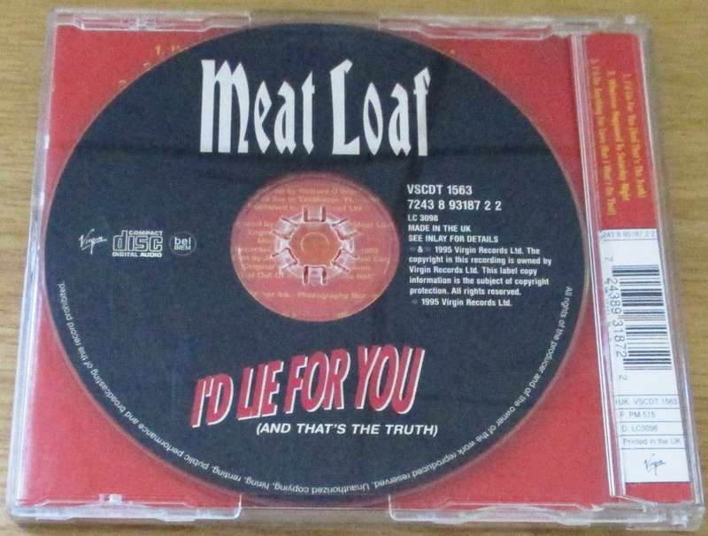 MEAT LOAF I`ll Die For You [and That`s the Truth] IMPORT CD Single [Shelf BB CD singles]