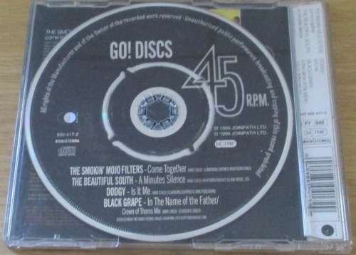 THE SMOKIN` MOJO FILTERS Come Together IMPORT CD Single [Shelf BB CD singles]