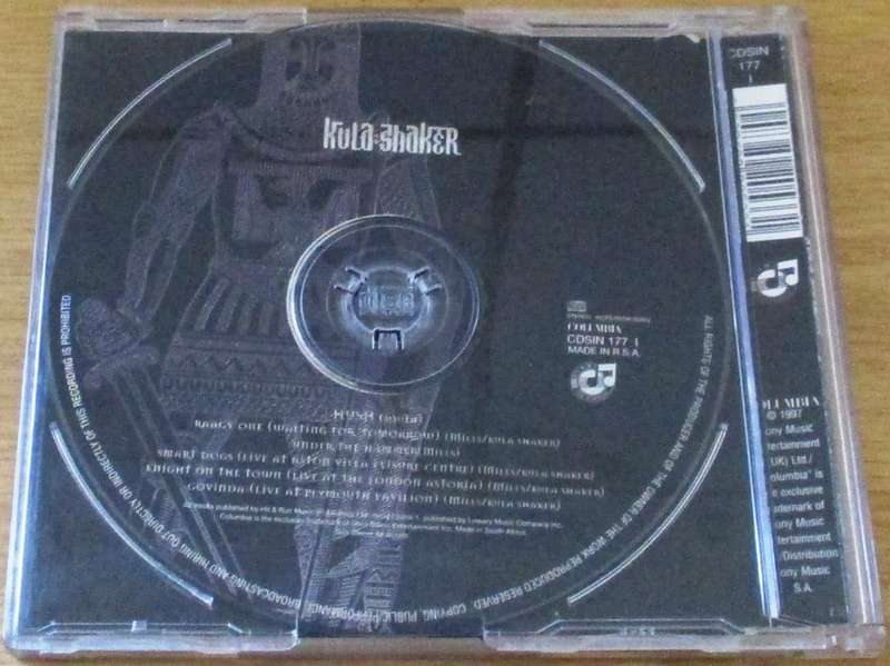 KULA SHAKER Hush IMPORT CD Single [Shelf BB CD singles]