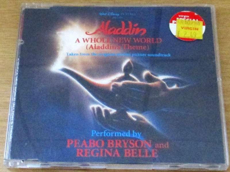 PEABO BRYSON and REGINA BELLE A Whole New World IMPORT CD Single [Shelf BB CD singles]