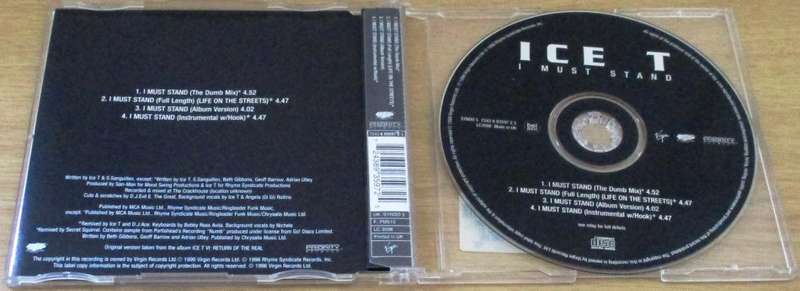 ICE T  I Must Stand CD Single [Shelf BB CD singles]