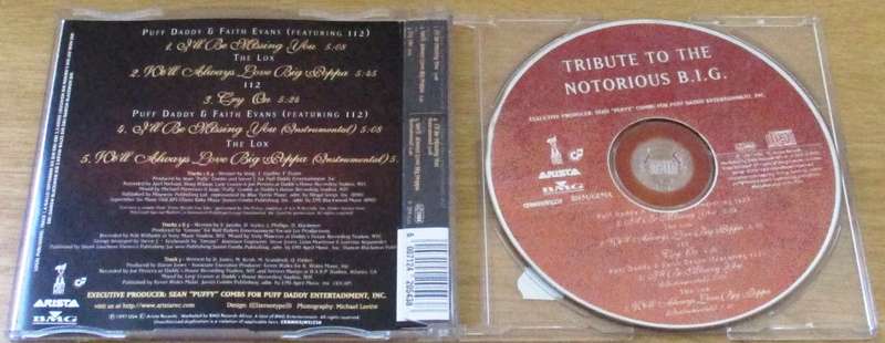 Tribute to the NOTORIOUS B.I.G. CD Single [Shelf BB CD singles]
