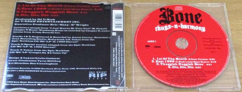 BONE THUGS N HARMONY First of tha Month CD Single [Shelf BB CD singles]