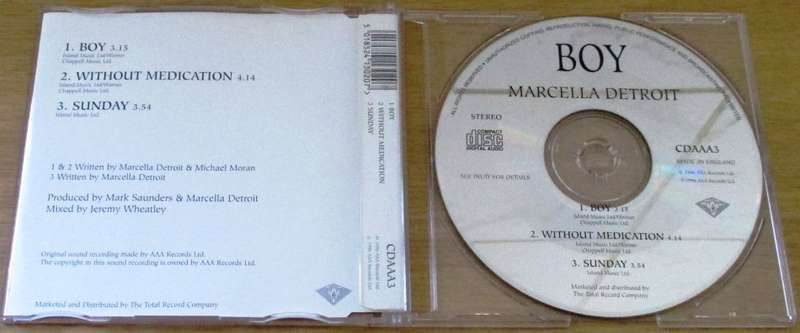 MARCELLA DETROIT Boy CD Single [Shelf BB CD singles]