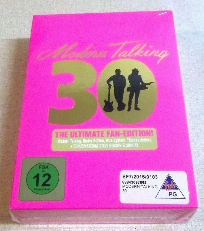 MODERN TALKING 30 3DVD Box Set GERMANY Cat# 88843 09766 9