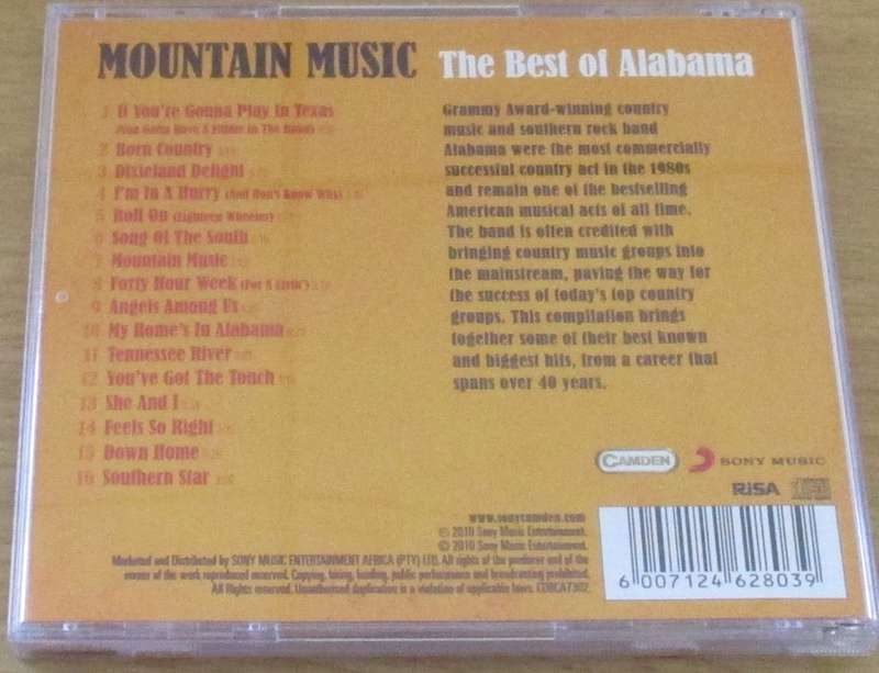 ALABAMA Mountain Music CD [msr]
