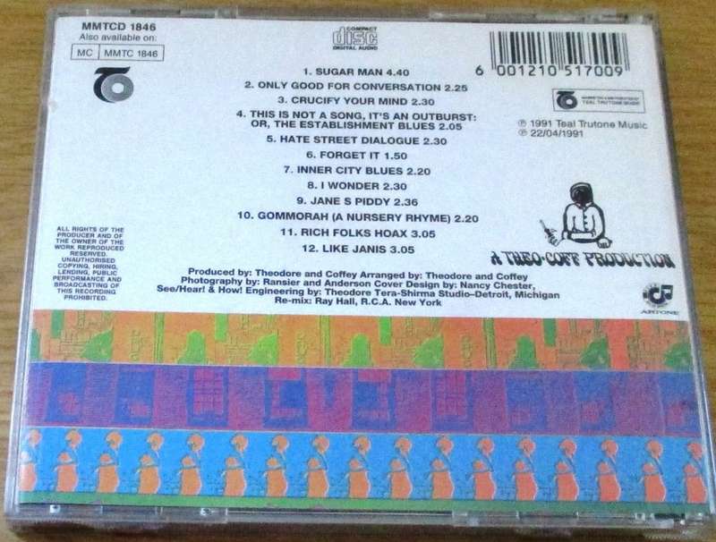 RODRIGUEZ Cold Fact CD [msr]